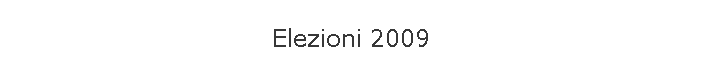 Elezioni 2009